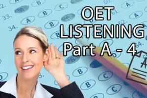 (2023) OET Listening Part A – Test 4